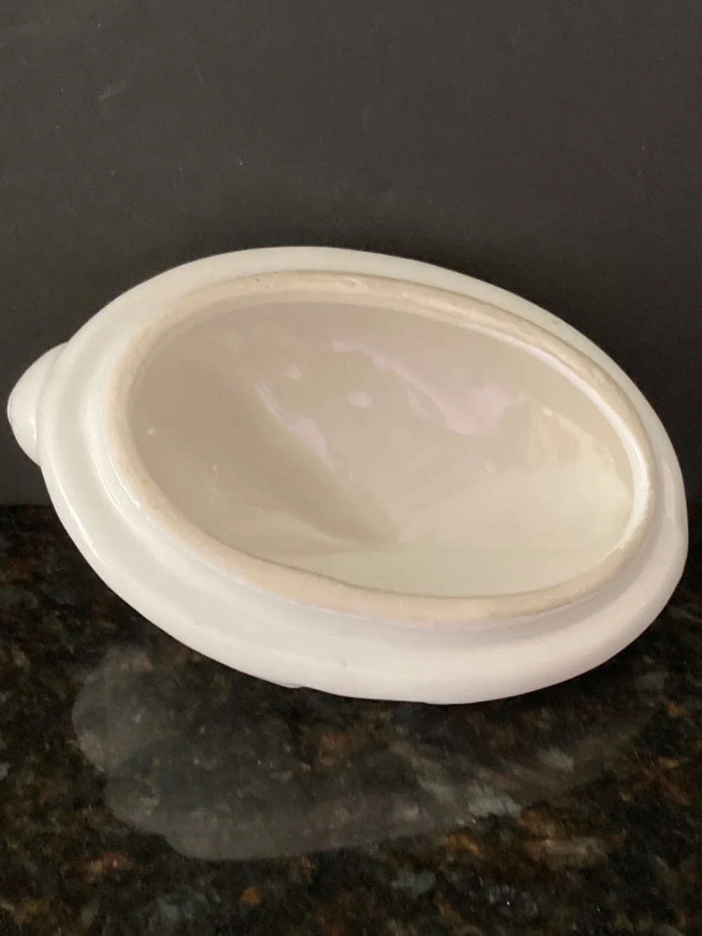 California Pottery White Rabbit Casserole Dish/Individual Size/2 Available/NEW!